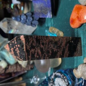 Red Snowflake Obsidian 🌋 rare find Christmas Special